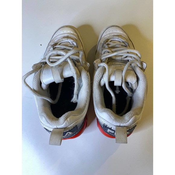 Fila Disrupter 2 Chunky Sneakers Red Blue Womens Size 4 - Picture 7 of 9